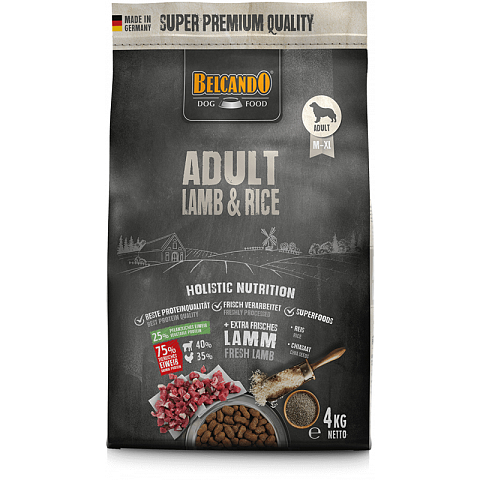 Belcando Adult Lamb & Rice 4 kg Lamm, Reis