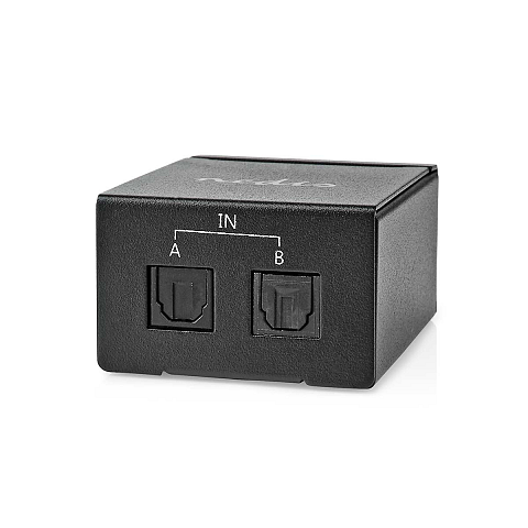 Nedis ASWI2512BK Audio-Switch Schwarz