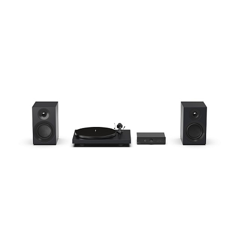 Pro-Ject Colourful Audio System E Audio-Plattenspieler mit Riemenantrieb Schwarz