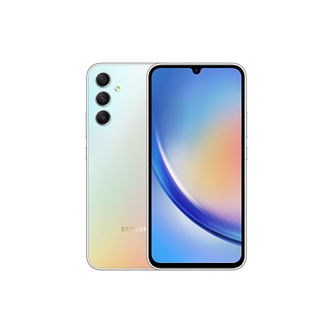 Samsung Galaxy A34 5G 16,8 cm (6.6") Hybride Dual-SIM Android 13 USB Typ-C 6 GB 128 GB 5000 mAh Silber
