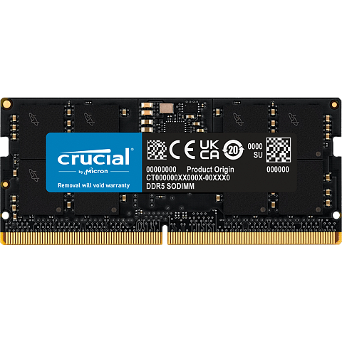 Crucial CT16G56C46S5 Speichermodul 16 GB 1 x 16 GB DDR5 262-pin SO-DIMM ECC