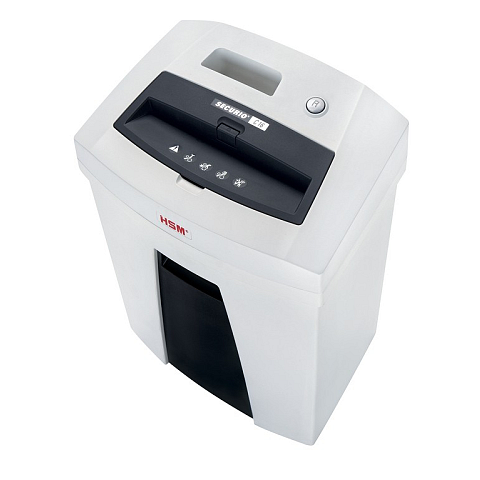 HSM Securio C16 Aktenvernichter Partikelschnitt-Zerkleinerung 55 dB 22,5 cm Weiß