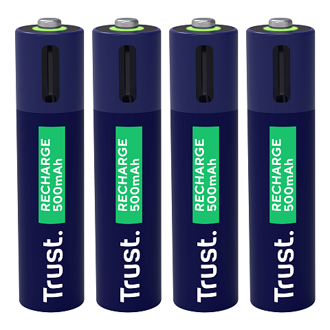 Trust 25671 Haushaltsbatterie Wiederaufladbarer Akku AAA