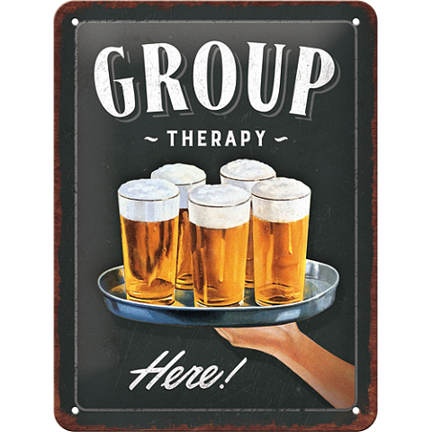 Nostalgic Art 46026262 Dekoratives Schild & Tafel für drinnen Stahl Schwarz, Orange