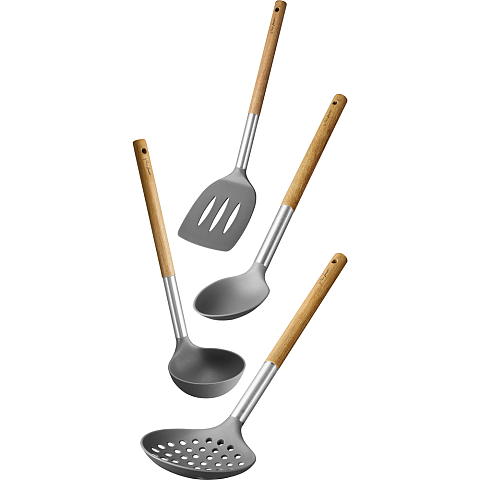 Lamart LT3900 Küchenutensilien-Set 4 Stück(e) Braun, Grau