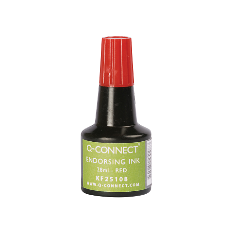 Q-CONNECT KF25108 Nachfüllpackung für Stempelkissen