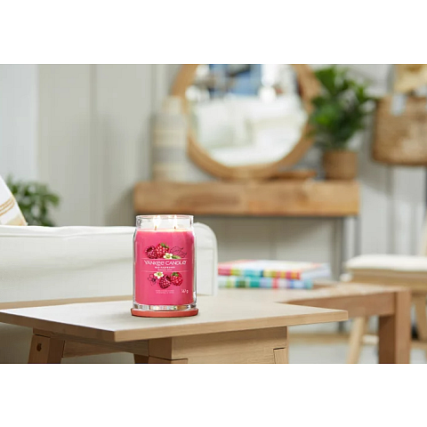 Yankee Candle 1701375E Wachskerze Zylinder Himbeere Purpur 1 Stück(e)