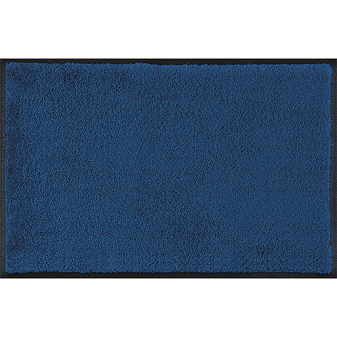 wash+dry 000969 Türmatte Gummimatte Drinnen Rechteckig Blau