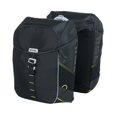 Basil Miles Hinten Fahrradtasche 34 l Polyester Schwarz