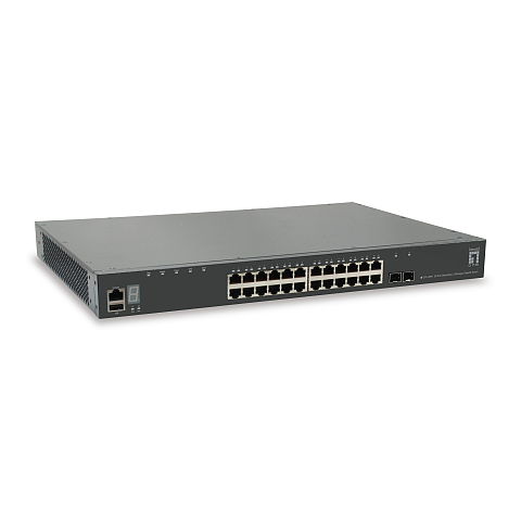 LevelOne GTL-2891 Netzwerk-Switch Managed L3 Gigabit Ethernet (10/100/1000) Grau