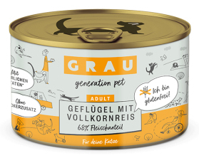 Grau 07809 Katzen-Dosenfutter 200 g