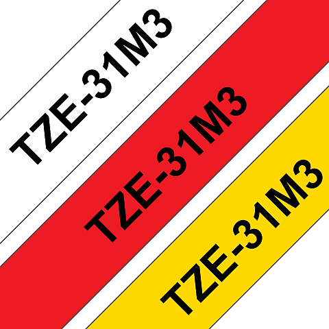 Brother TZE31M3 Etiketten erstellendes Band TZe