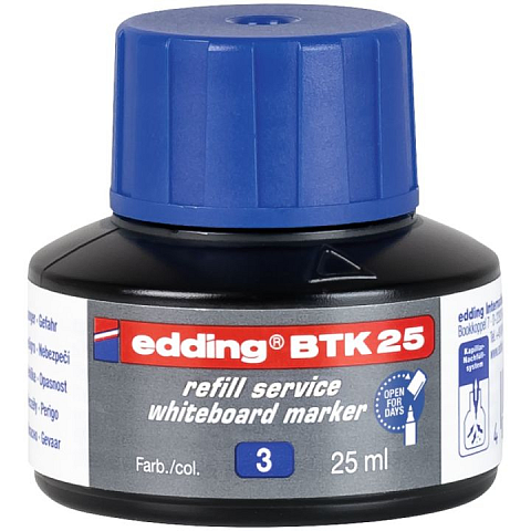 Edding BTK-25 Marker-Nachfüller Blau 25 ml 1 Stück(e)