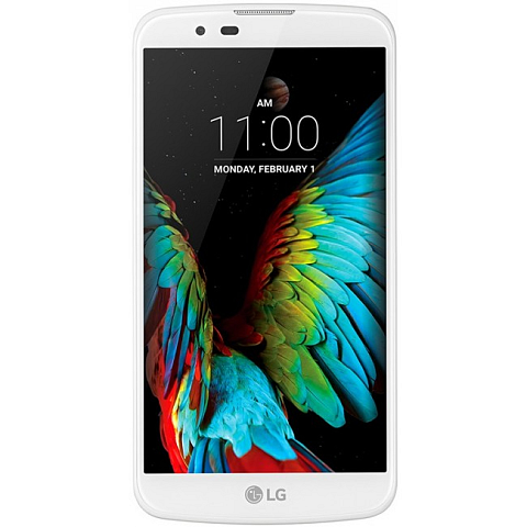 LG K10 4G (K420N) 13,5 cm (5.3") Single SIM Android 7.4.8 Mikro-USB 1,5 GB 16 GB 2300 mAh Weiß