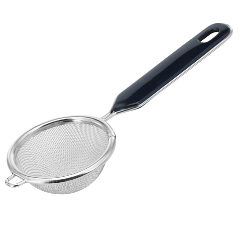 Westmark 12812270 Teesieb ABS, Edelstahl Schwarz, Edelstahl