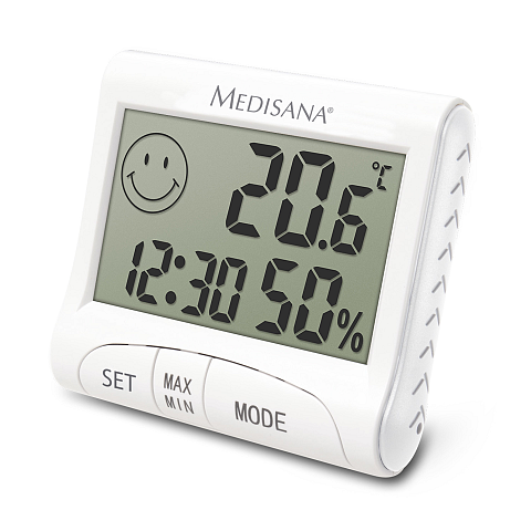 Medisana HG 100 Drinnen Elektronisches Hygrometer Weiß