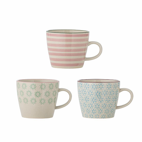 Bloomingville 21105929 Tasse Blau, Beige Universal 3 Stück(e)