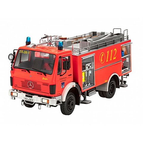 Revell Mercedes-Benz 1625 TLF 24/50 Feuerwehrauto-Modell Montagesatz 1:24