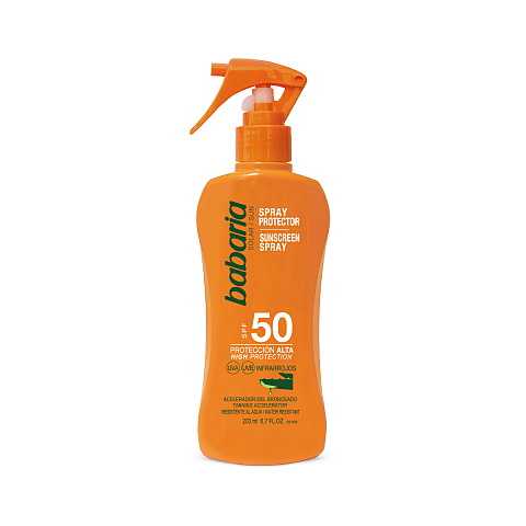 Babaria 31935 Sonnenschutz-/After-Sun-Produkt Sonnenschutzspray Körper 50 Erwachsene