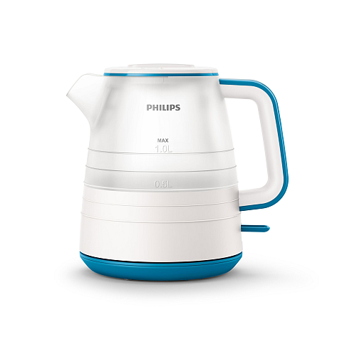 Philips Daily Collection HD9344/10 Wasserkocher 1 l 2000 W Blau, Weiß
