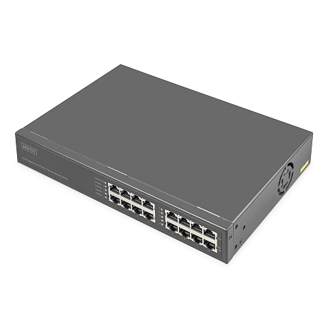 Digitus 8-Port Gigabit Ethernet PoE Injektor, 802.3bt, 250 W