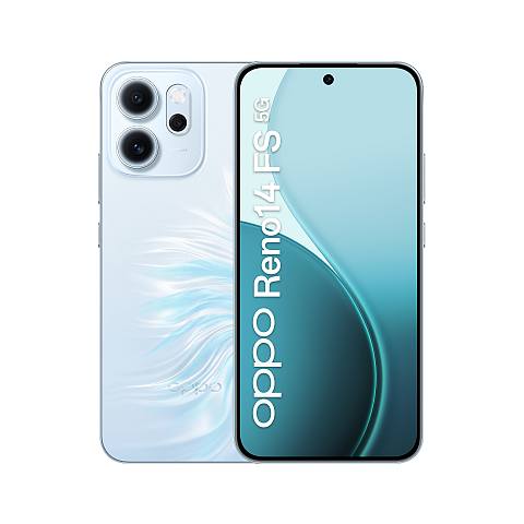OPPO Reno14 FS 5G 16,7 cm (6.57") Dual-SIM Android 15 USB Typ-C 12 GB 512 GB 6000 mAh Blau
