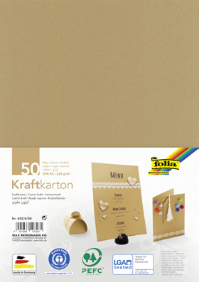 Folia 692/4/98 Kunstdruckpapier Kunstpapier 50 Blätter
