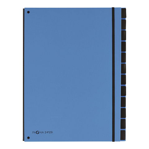 Pagna 24129-13 Schnellhefter Blau Karton, Polypropylen (PP) A4