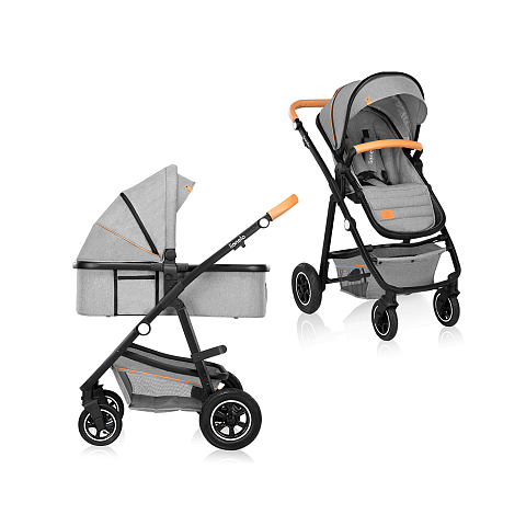Lionelo Amber All Terrain-Kinderwagen 1 Sitz(e) Grau