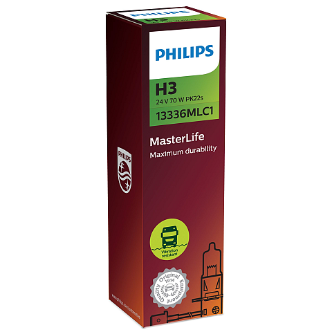 Philips MasterLife 13336MLC1 Scheinwerferlampe mit 24 V