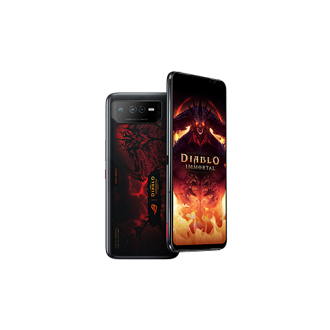 ASUS ROG Phone 6 Diablo Immortal Edition 17,2 cm (6.78") Dual-SIM Android 12 5G USB Typ-C 16 GB 512 GB 6000 mAh Schwarz, Rot