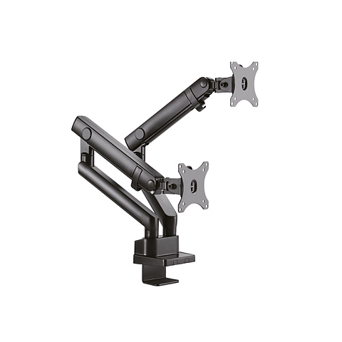 ICY BOX IB-MS314-T, Monitorständer mit Tischhalterung für zwei Monitore bis zu 32’’ (81 cm)