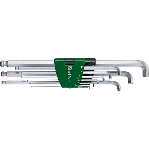 Fortis 4317784729451 Sechskantschlüssel 9 Stück(e)