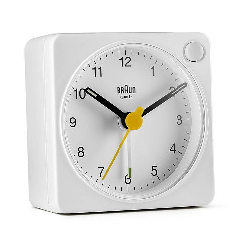 Braun BC02XW Quarzwecker Weiß
