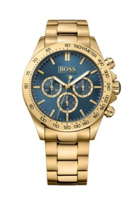 BOSS 1513340 Uhr Armbanduhr Männlich Quarz Gold