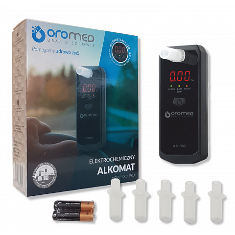 Oromed X11 PRO Alkohol-Tester 0 - 4% 0,05% Schwarz