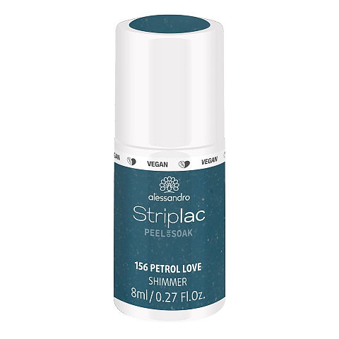 alessandro Striplac Peel or Soak 156 Petrol Love 8ml