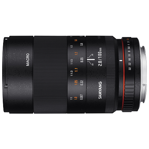 Samyang 100mm F2.8 ED UMC Macro SLR Makroobjektiv Schwarz