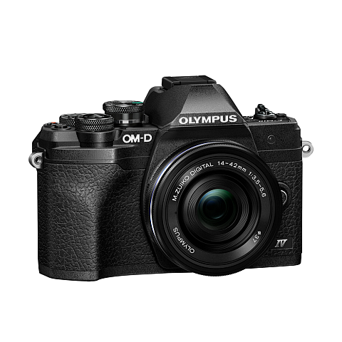 Olympus OM-D E‑M10 Mark IV + ED 14-42mm F3.5-5.6 EZ 4/3" MILC 20,3 MP Live MOS 5184 x 3888 Pixel Schwarz