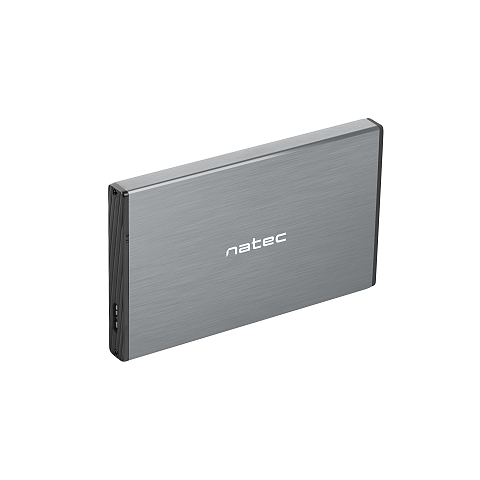 NATEC Rhino GO HDD / SSD-Gehäuse Grau 2.5"