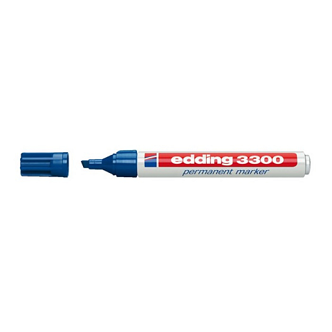 Edding 3300 Permanent-Marker Blau 10 Stück(e)