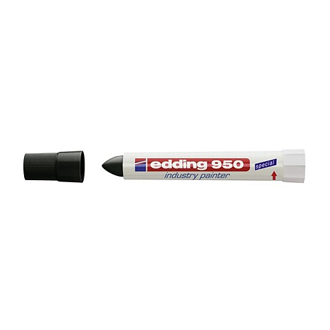 Edding 950 Permanent-Marker Pinselspitze Schwarz 1 Stück(e)