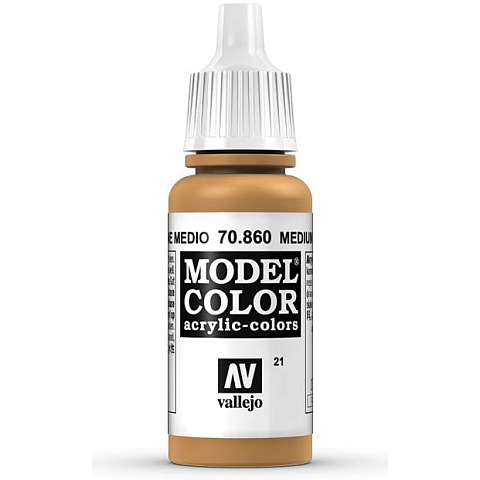 Vallejo 70.860 Acrylfarbe 17 ml Braun Flasche