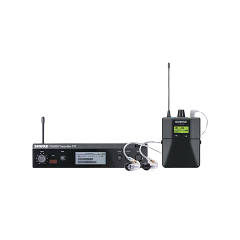 Shure P3TERA215CL-K3E Kabelloses Überwachungssystem „im Ohr“ Sets für drahtlose Überwachungssysteme 22 - 17000 MHz LCD
