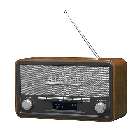 Denver DAB-18 Persönlich Analog & Digital Schwarz, Grau