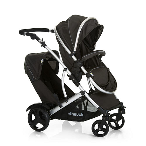 Hauck Duett 2 Tandemkinderwagen 2 Sitz(e) Schwarz