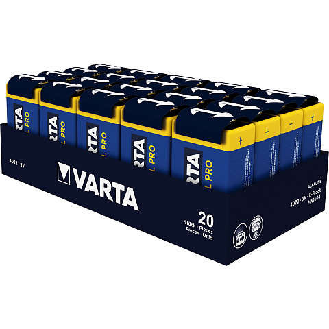 Varta 04022211111 Einwegbatterie 9V Alkali