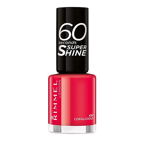 Rimmel 60 Seconds Super Shine Nail Polish Nagellack 8 ml Pink Glanz