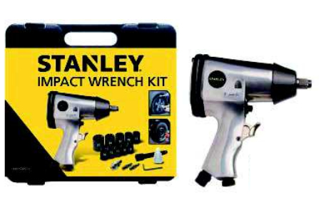 Stanley 160157XSTN Schraubendreher 1/2" 4600 RPM Schwarz, Silber