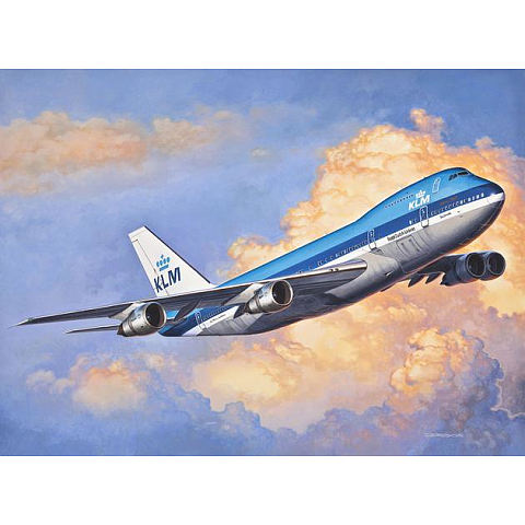 Revell Boeing 747-200 Starrflügelflugzeug-Modell Montagesatz 1:450
